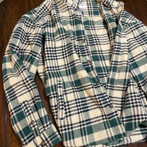 Goodfellow & Co Green Plaid Shacket